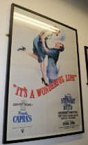 Cinema advertising poster "Its a Wonderful Life" 100x75cm