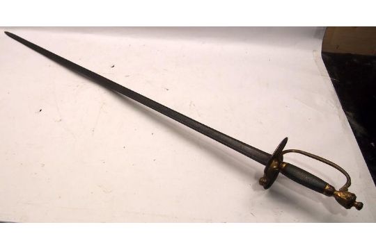 Early Georgian Officers Sword (missing scabbard) - Image 3 of 4