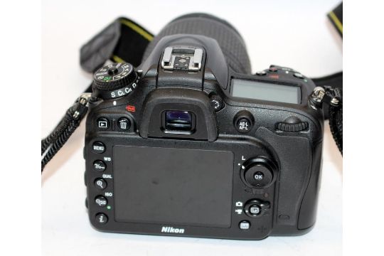 Nikon D7200 DSLR camera c/w Nikkor 18-105 zoom lens. No battery or charger. (ref:8,10) - Image 3 of 3