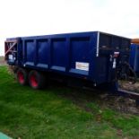 1996 KEN WOOTTON 10T TWIN AXLE TIPPING TRAILIER WITH HYDRAULIC TAIL LIFT