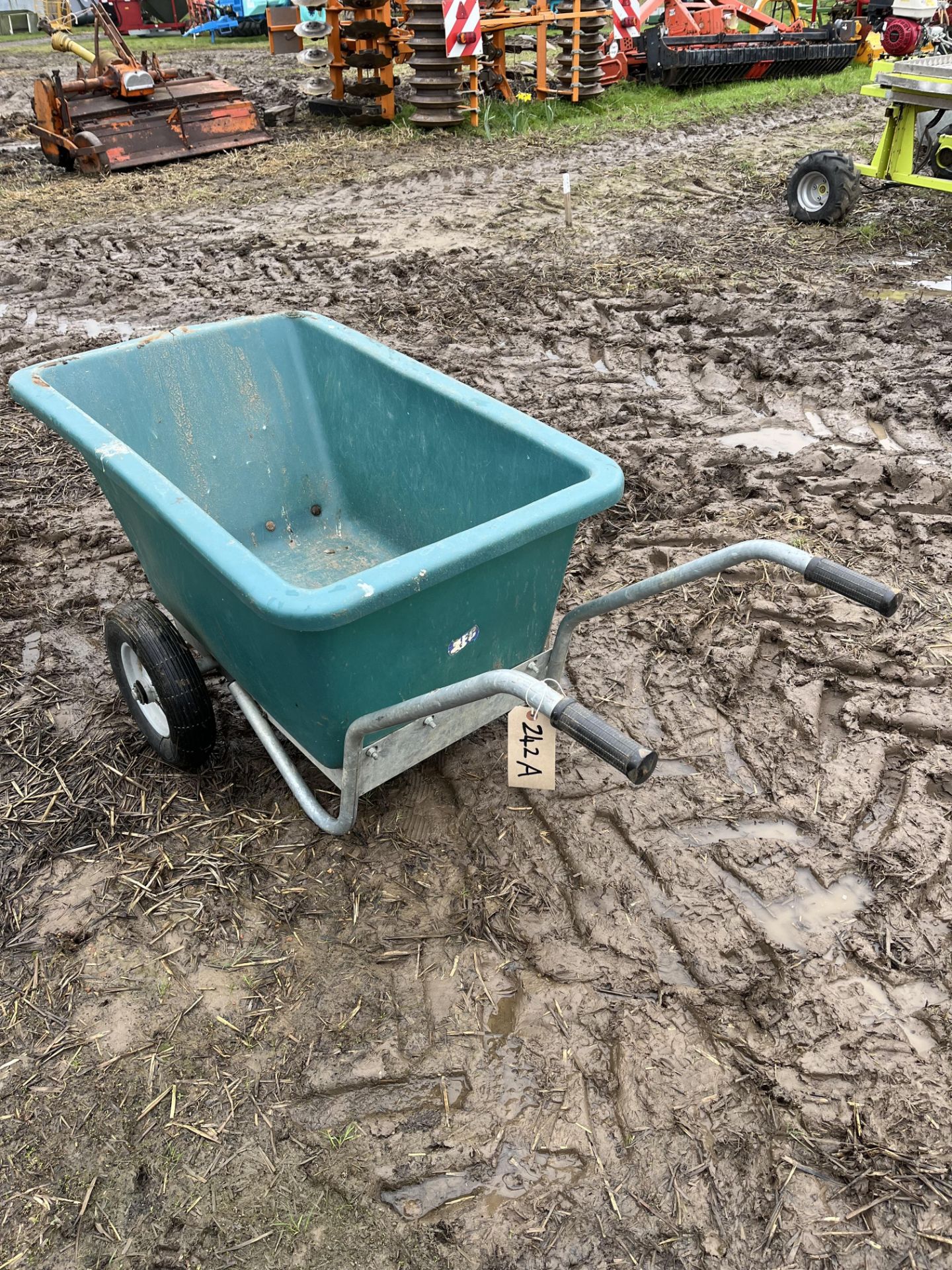 2 WHEELED DUMP BARROW