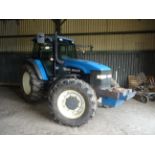 1999 NEW HOLLAND 8360 4WD TRACTOR COMPLETE WITH FRONT WEIGHTS 7130 RECORDED HOURS.