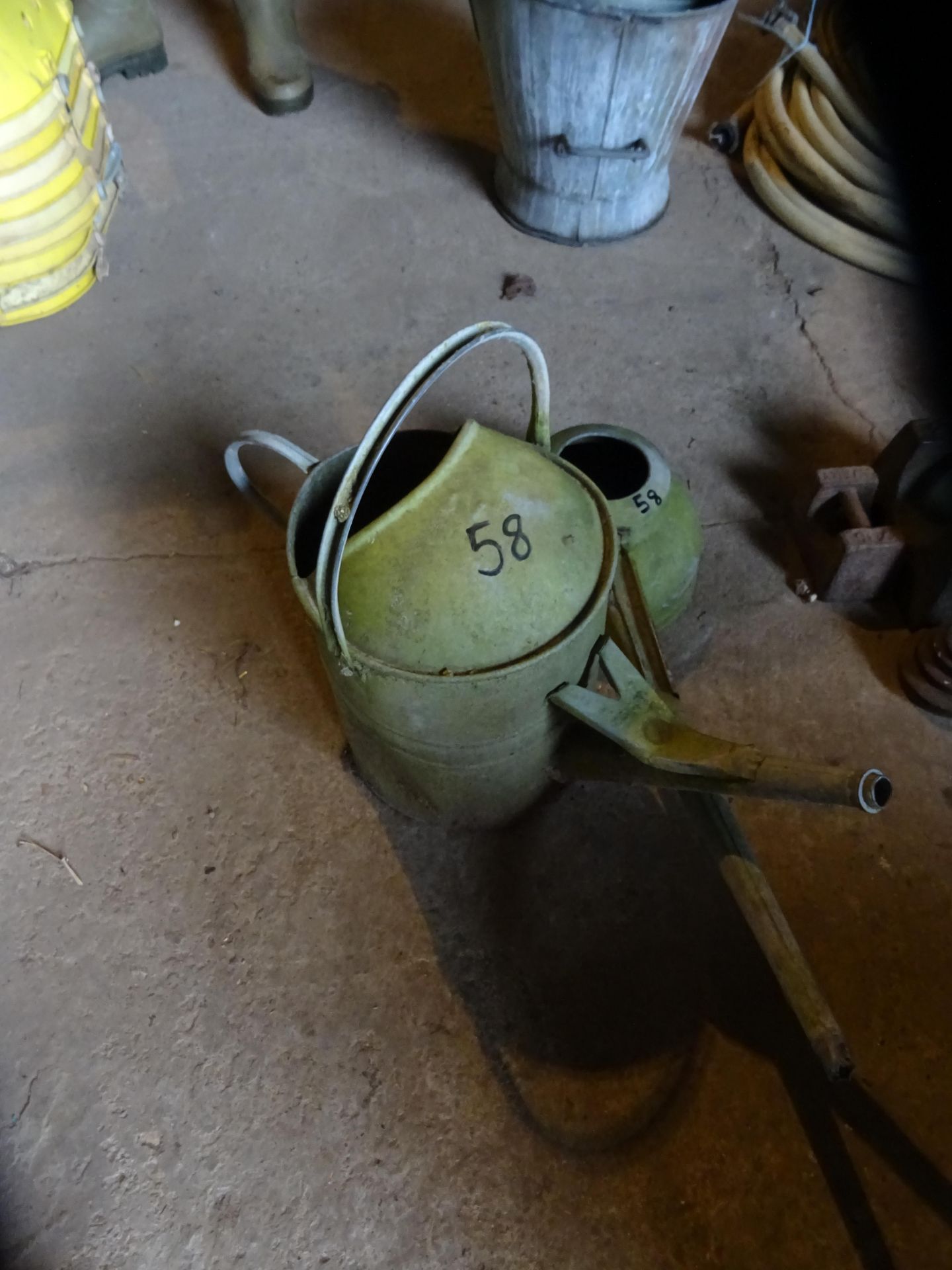 PAIR OF TIN WATERING CANS - Image 2 of 2