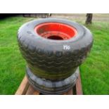 3 TRAILER WHEELS AND TYRES