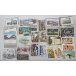 A quantity of early to mid C20th topographical postcards depicting Persia, the Middle East, Nigeria,