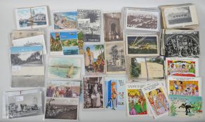 A quantity of early to mid C20th topographical postcards depicting Persia, the Middle East, Nigeria,