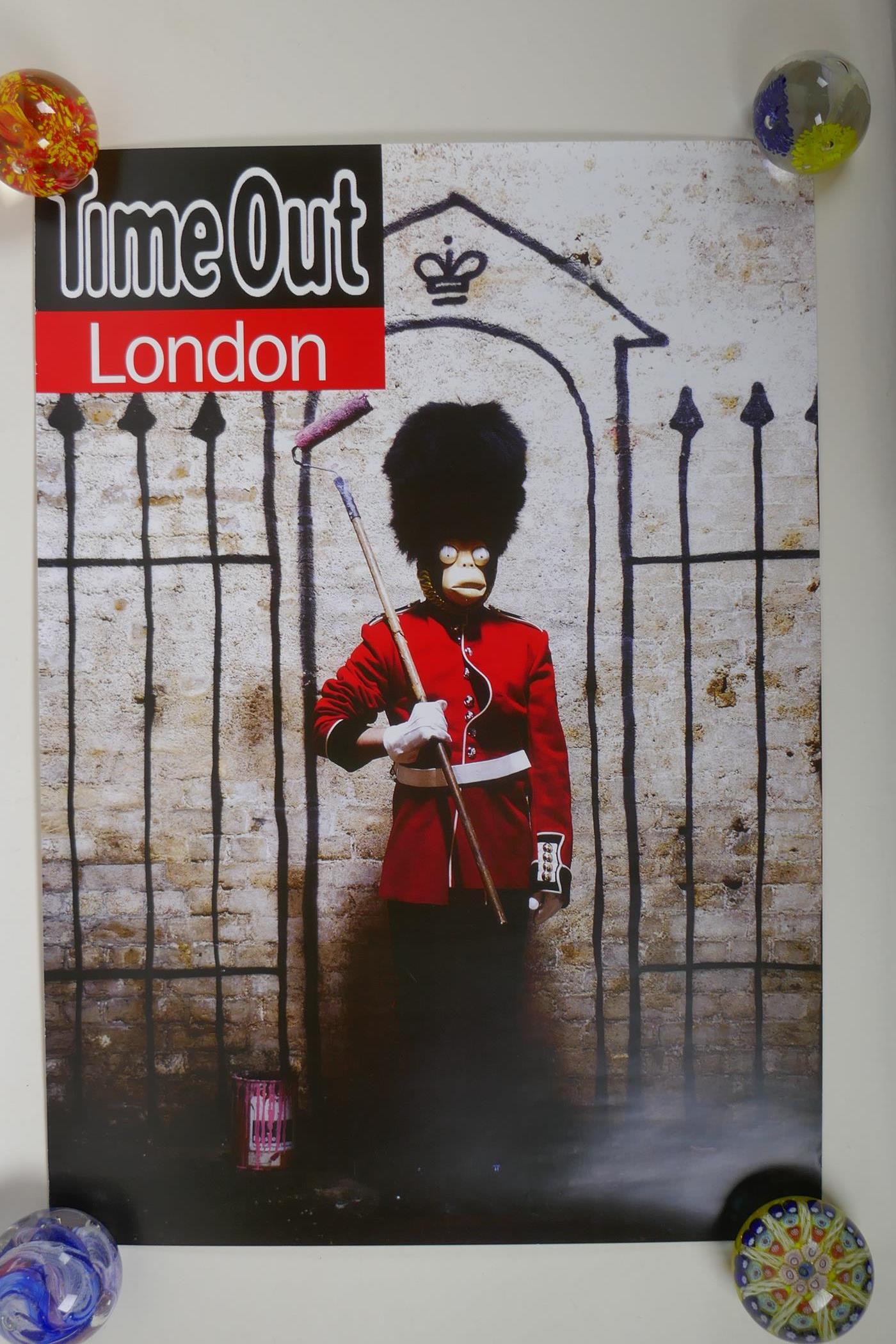 After Banksy, Time Out London, 2010, poster print, 42 x 59cm - Image 2 of 2