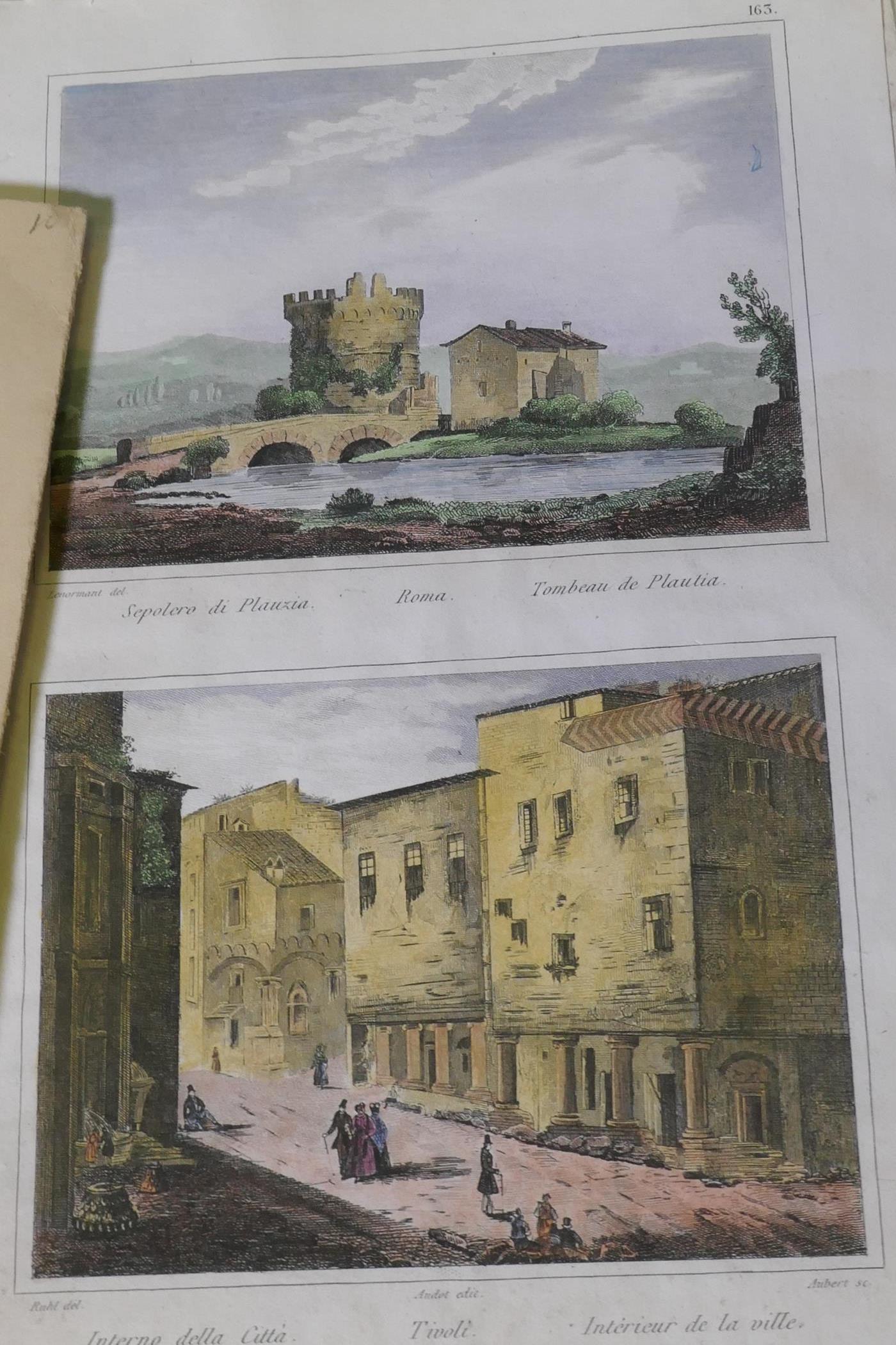 A collection of C18th and C19th hand coloured topographical engravings, London, home counties, Hever - Image 7 of 12