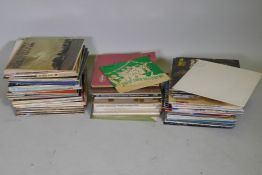 A quantity of LPs, mostly classical and shows from the 1950s and 60s