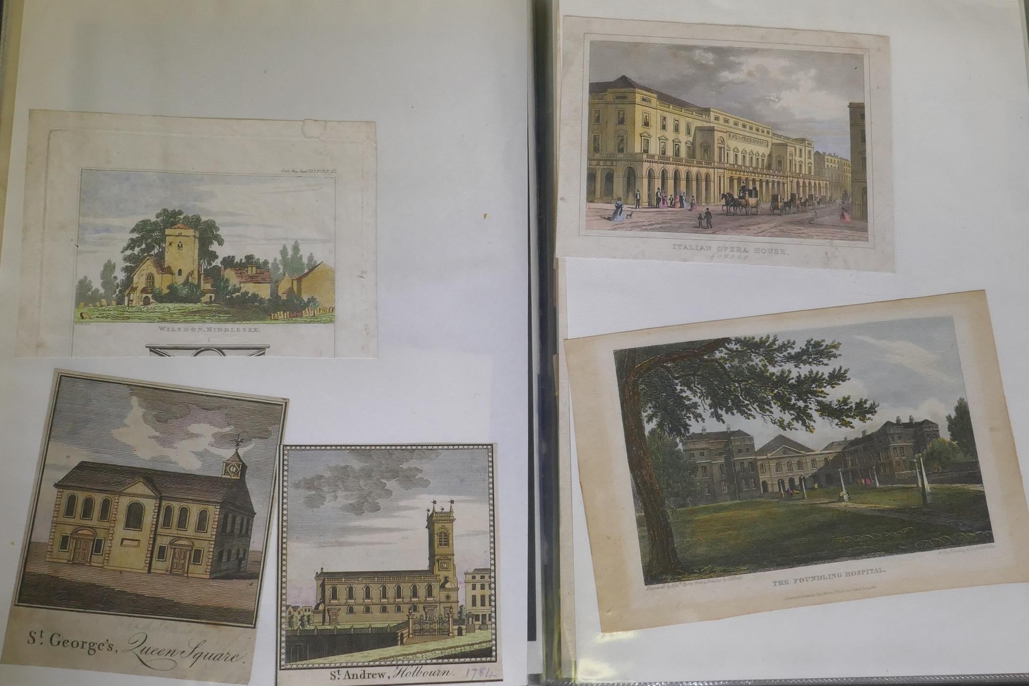 A collection of C18th and later hand coloured topographical engravings, mostly Middlesex, London, - Image 10 of 10