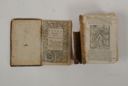 The New Testament, in Latin, pub. 1582, Lyons, 'Apud Antonium de Harsy', with illustrations