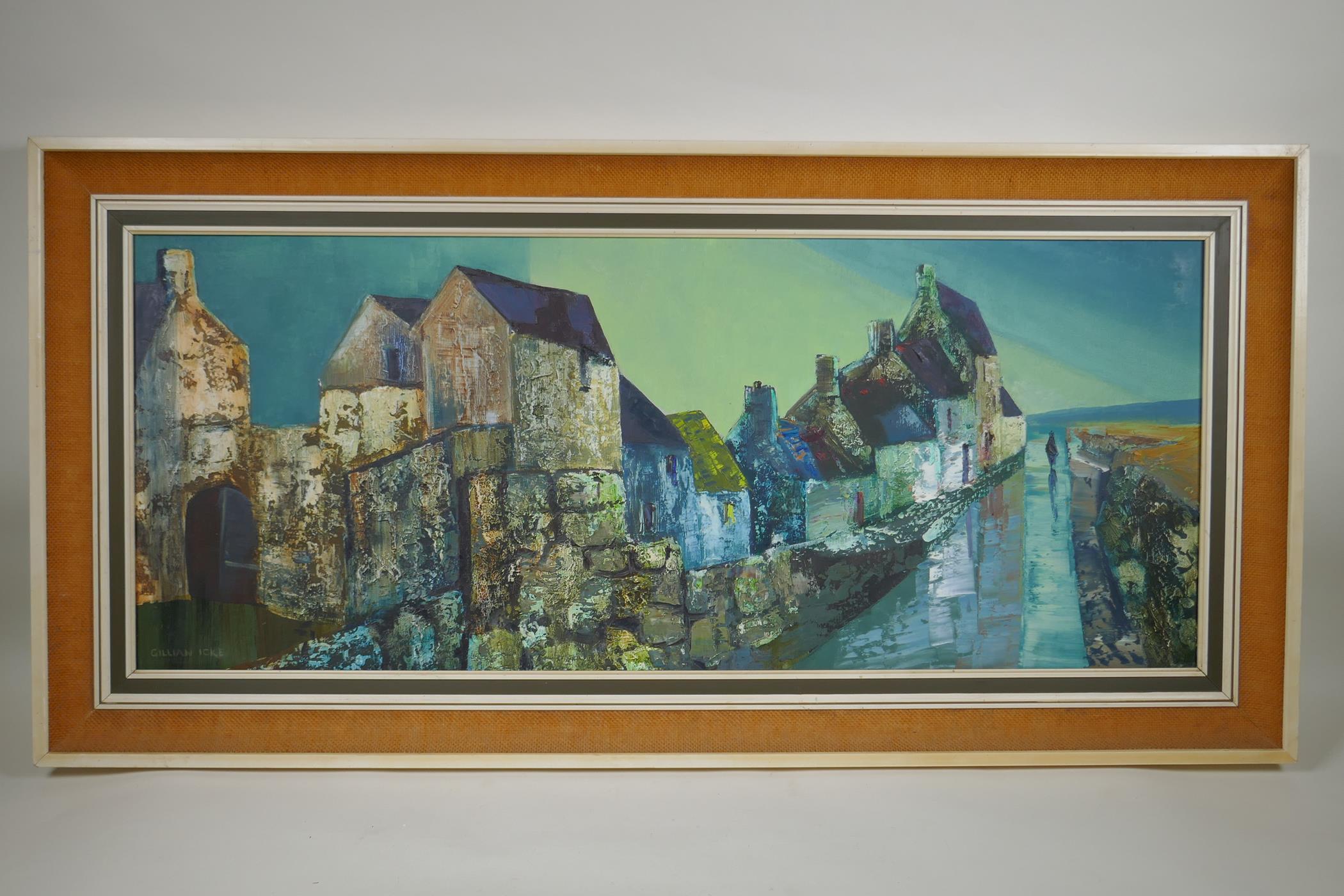 Gillian Icke (British, 1925-1989), The Long Walk, oil on canvas, 91 x 38cm - Image 2 of 5