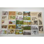 A quantity of late C19th and C20th postcards, mainly UK, including some natural history, and a