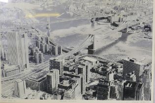 Jacqueline Tateur, Views of New York City, Metallic Metropolis, serigraph, artist's proof, 5/50,