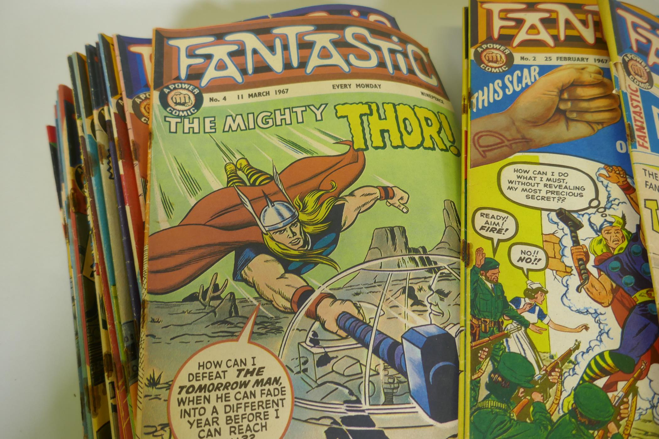 Comics: Fantastic, No 1, Feb 1967 - No 27, and No 88; TV Tornado No 1, Jan 1967 - No 32, a 1970 Esso - Image 3 of 5