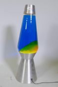 A large Astro type lava lamp, 68cm high