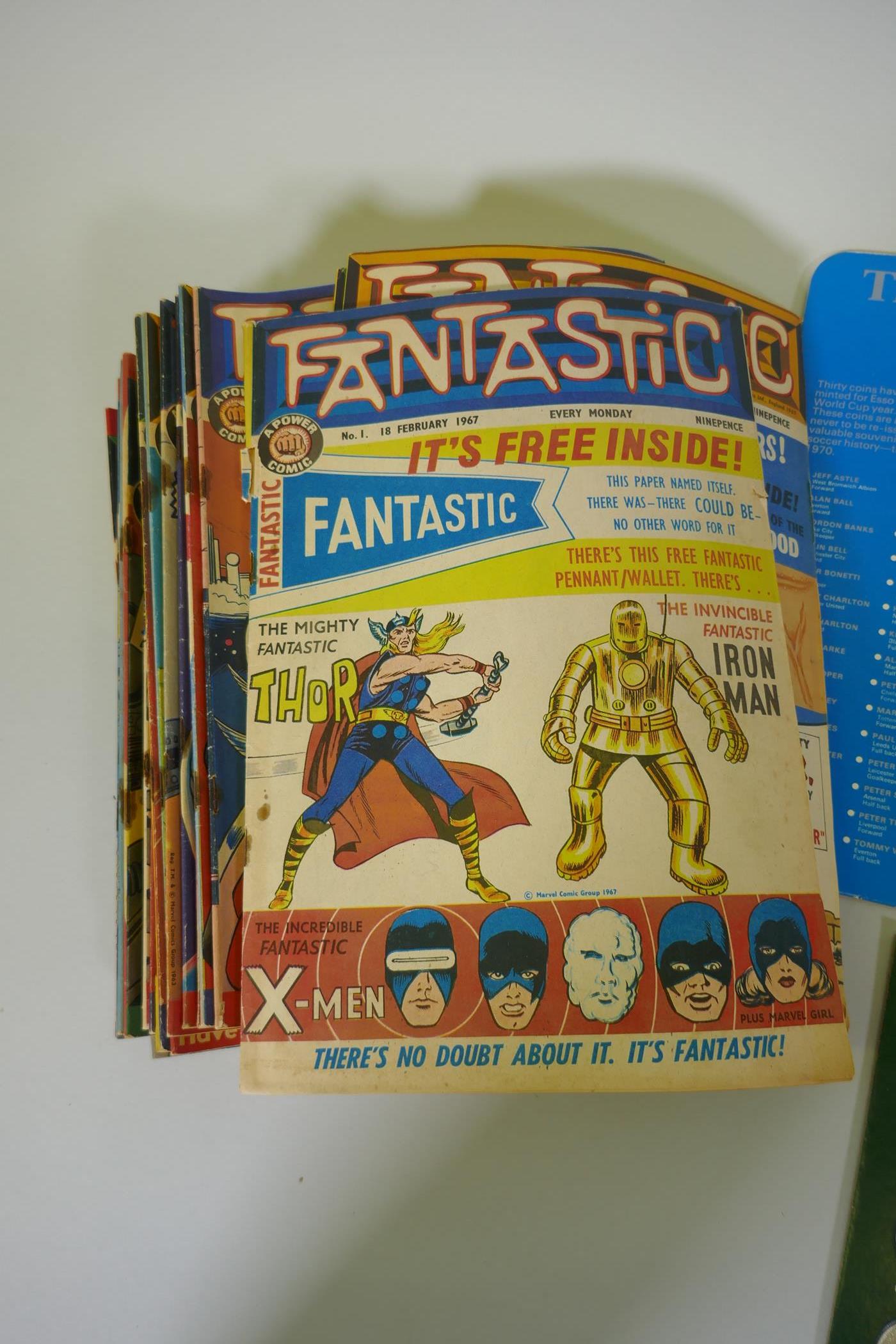 Comics: Fantastic, No 1, Feb 1967 - No 27, and No 88; TV Tornado No 1, Jan 1967 - No 32, a 1970 Esso - Image 2 of 5