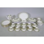 A Royal Doulton  'Sonnet' pattern ten place tea and dinner service, including two tazzas, meat dish,