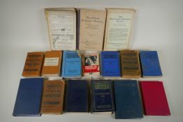 A quantity of early to mid C20th horse racing form books
