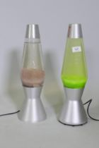 A pair of Mathmos Astro lava lamps, 44cm high