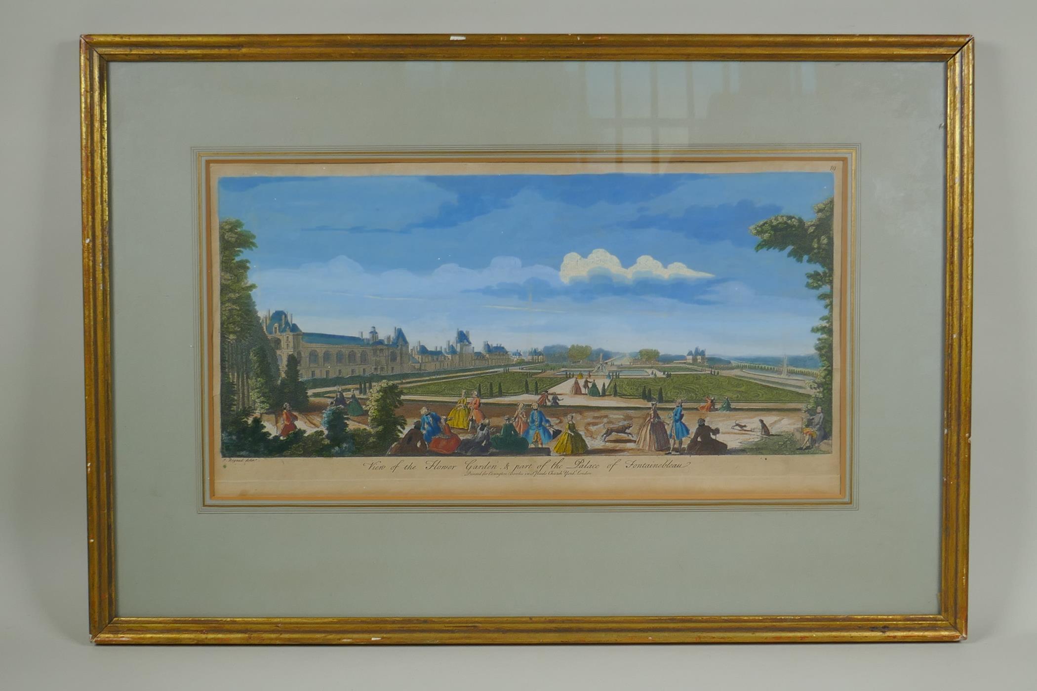 After Jacques Rigaud, (French, 1680-1754), View of the Flower Garden and part of the Palace of - Image 3 of 6