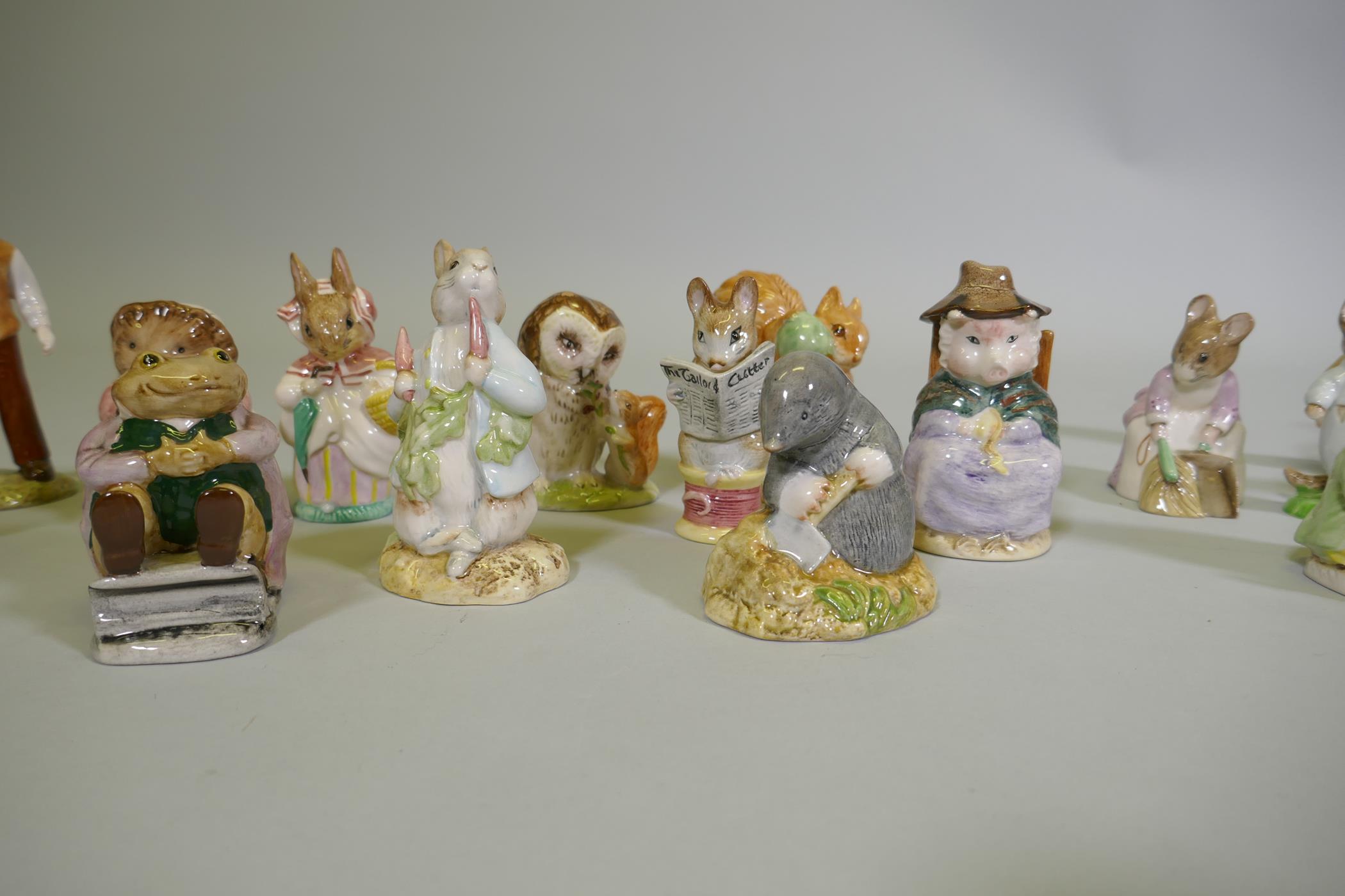 A collection of Royal Albert Beatrix Potter figurines, 33 total - Image 3 of 11