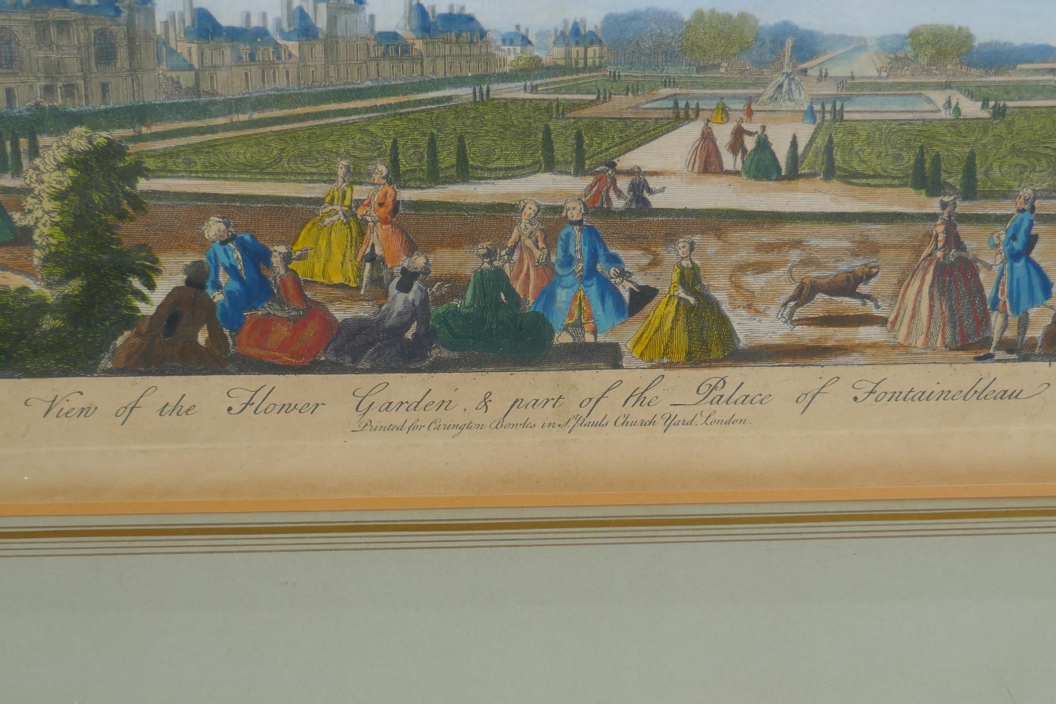 After Jacques Rigaud, (French, 1680-1754), View of the Flower Garden and part of the Palace of - Image 5 of 6