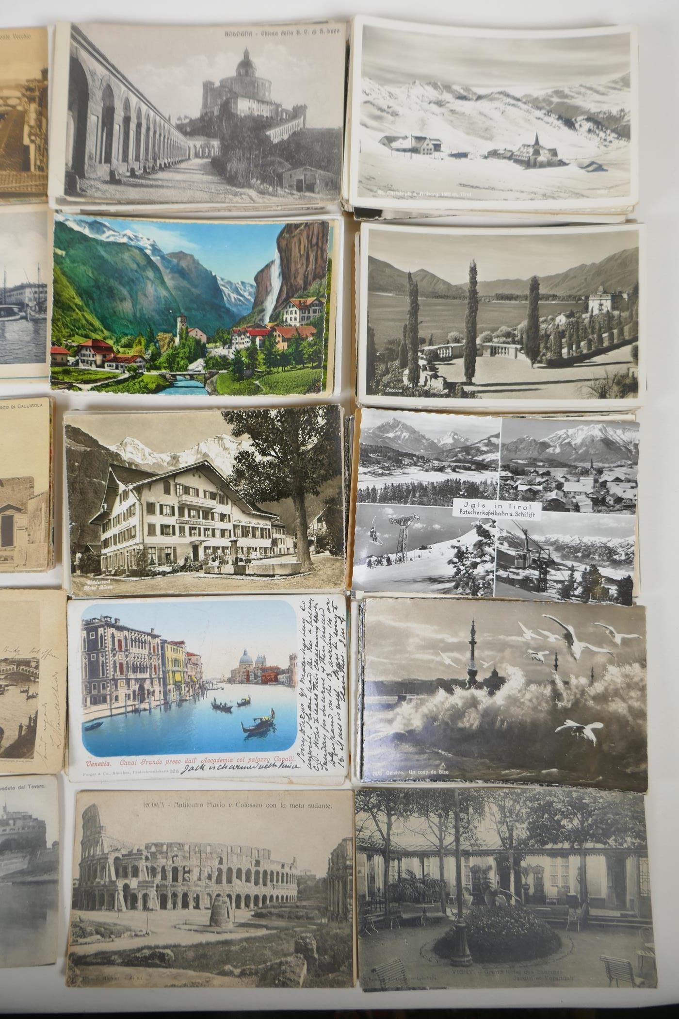A quantity of late C19th/early C20th world postcards, mostly topographical, including scenes from - Image 4 of 10