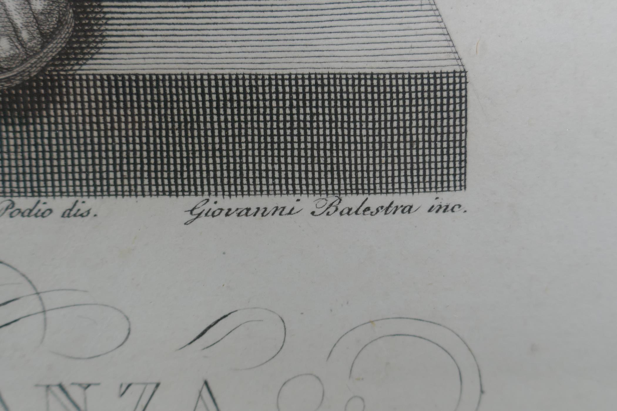 After Bertel Thorvaldsen, (Danish, 1770-1844), Speranze, Engraving by Giovanni Balestra, C19th, 30 x - Image 6 of 7