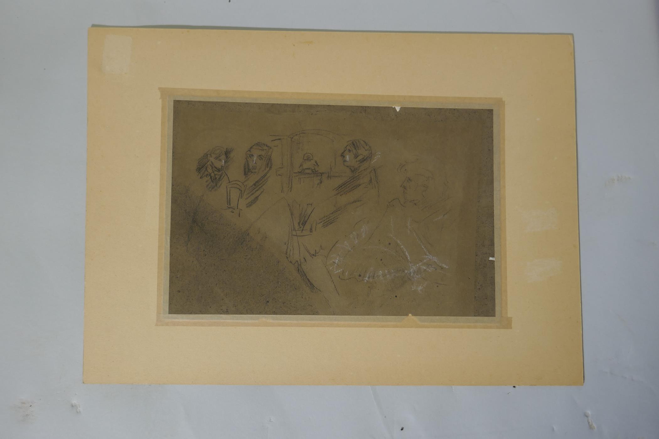 After James Abbot MacNeill Whistler, portrait study in pastel, lithograph by T.R. Way, and another - Image 3 of 4