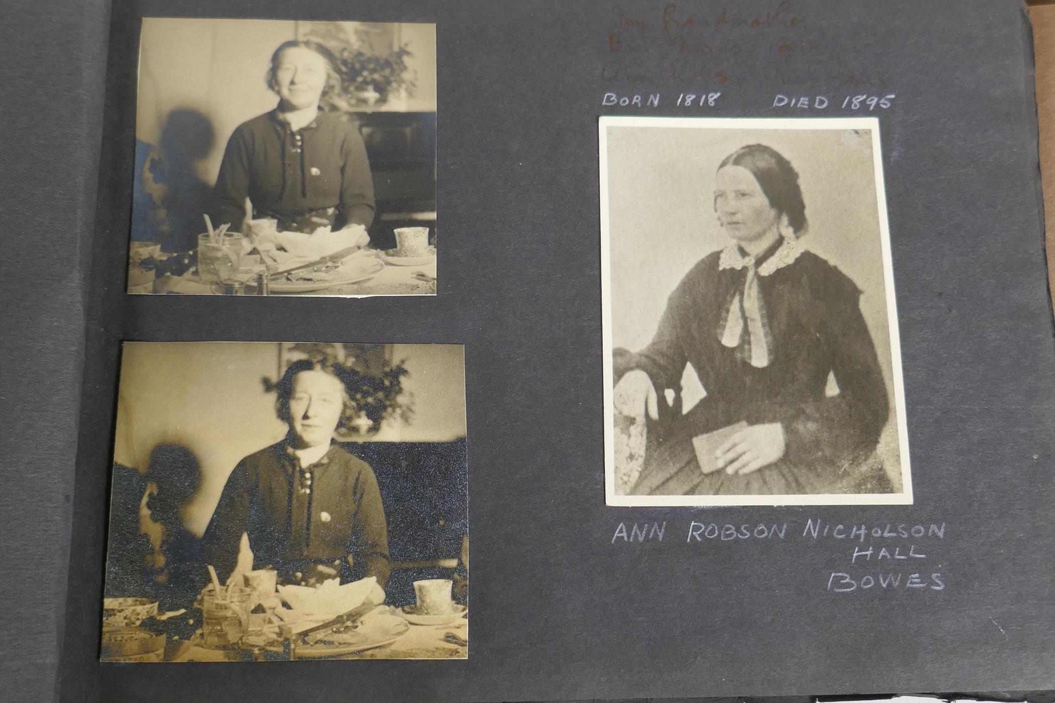 A quantity of C19th and early C20th photograph albums of social historical interest, including mid - Image 4 of 7