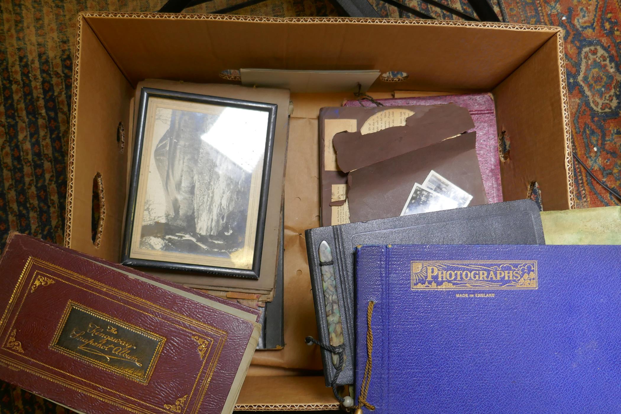 A quantity of C19th and early C20th photograph albums of social historical interest, including mid - Image 7 of 7