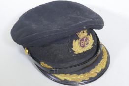A vintage BEA pilot's cap