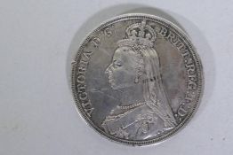 A Victoria 1887 Jubilee Silver Crown, 28.27g