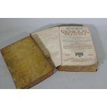 A History of Spain, C17th, two volumes, bound in vellum, Juan de Mariana, Historia General de