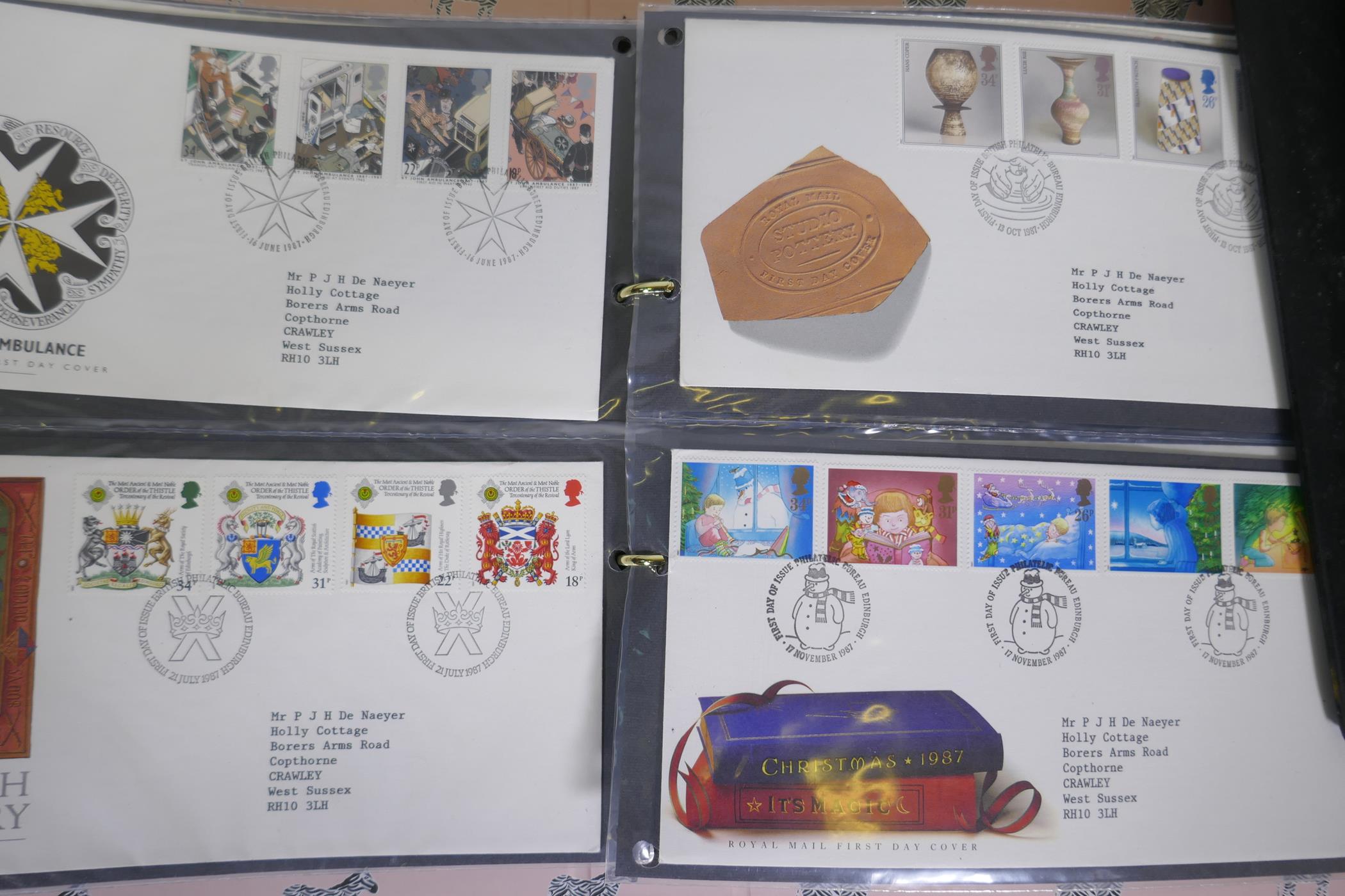 UK First Day Covers, six albums from 1960s-90s, The Queen's Silver Jubilee Tour, 1977, the 25th - Image 5 of 7