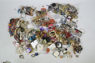 A quantity of costume jewellery