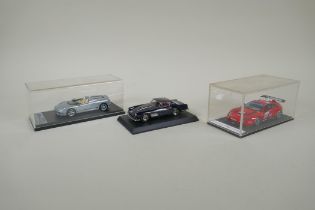 Two BBR 1:43 scale kit built Ferrari models including a Ferrari 410 SA III Series 1959 and a Ferrari