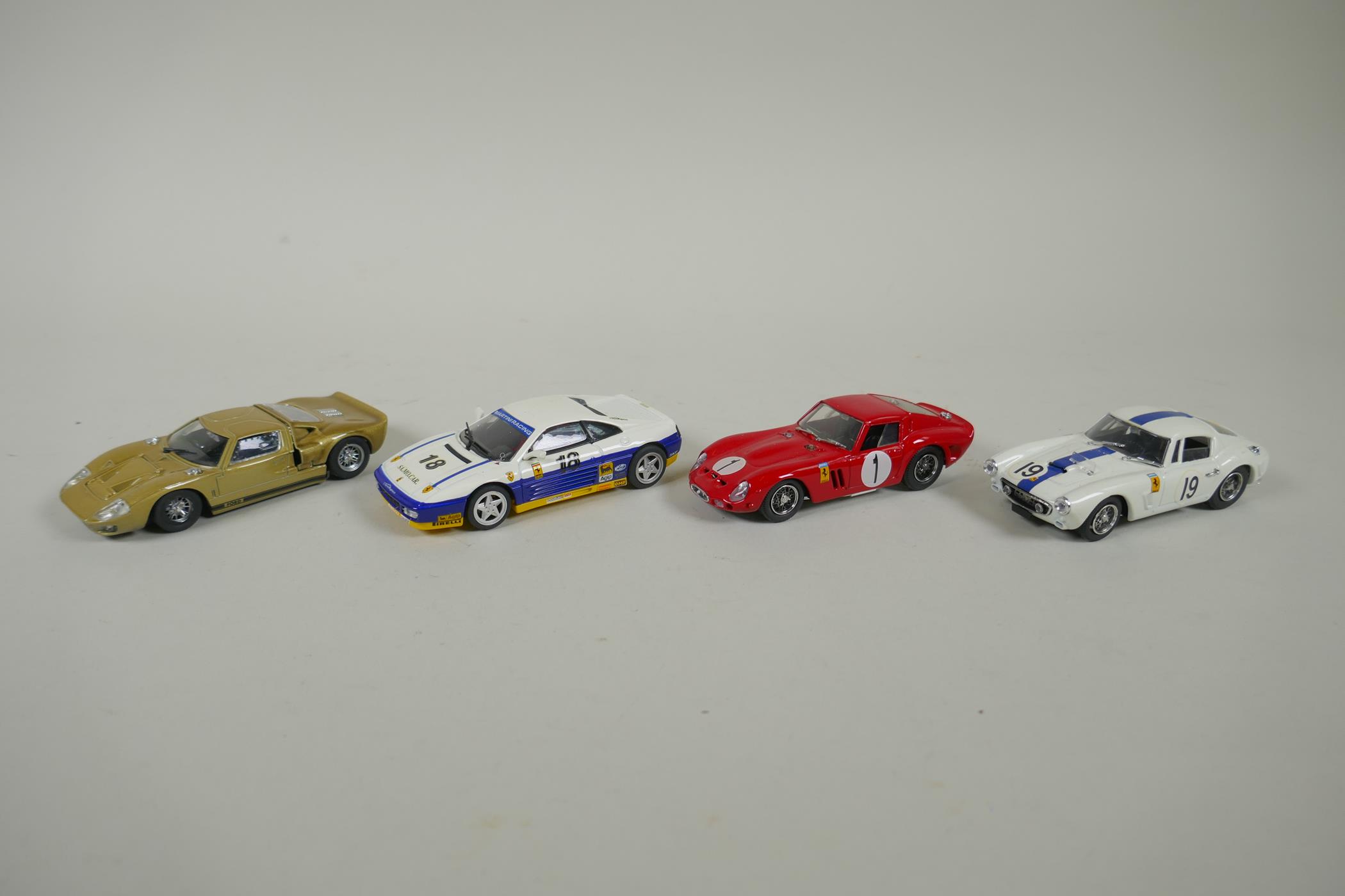 Nineteen Bang Models die cast 1:43 scale model cars to include Ferrari 348, Ferrari 250 SWB, AC - Image 3 of 6