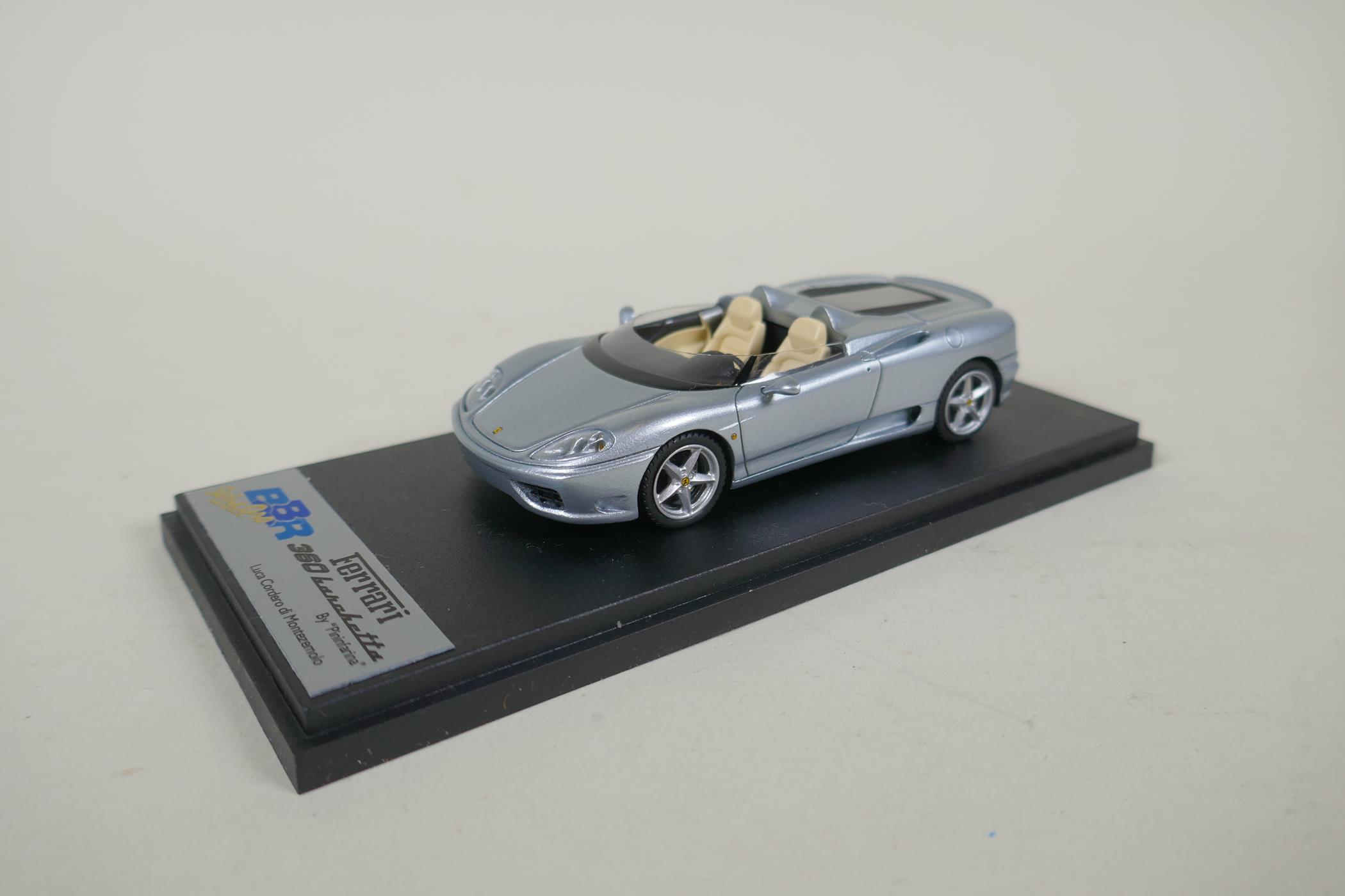 Two BBR 1:43 scale kit built Ferrari models including a Ferrari 410 SA III Series 1959 and a Ferrari - Image 4 of 6