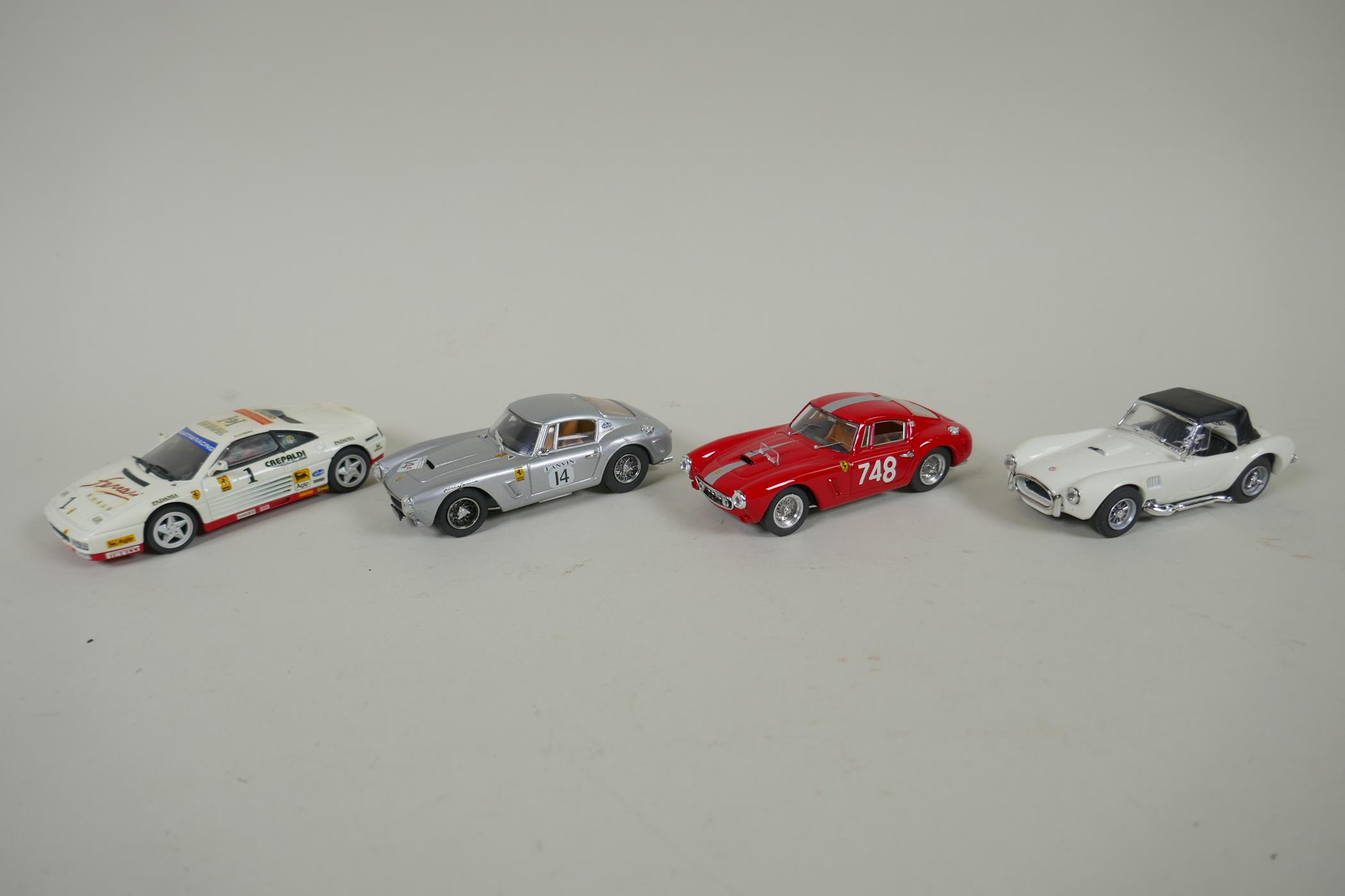 Nineteen Bang Models die cast 1:43 scale model cars to include Ferrari 348, Ferrari 250 SWB, AC - Image 3 of 6