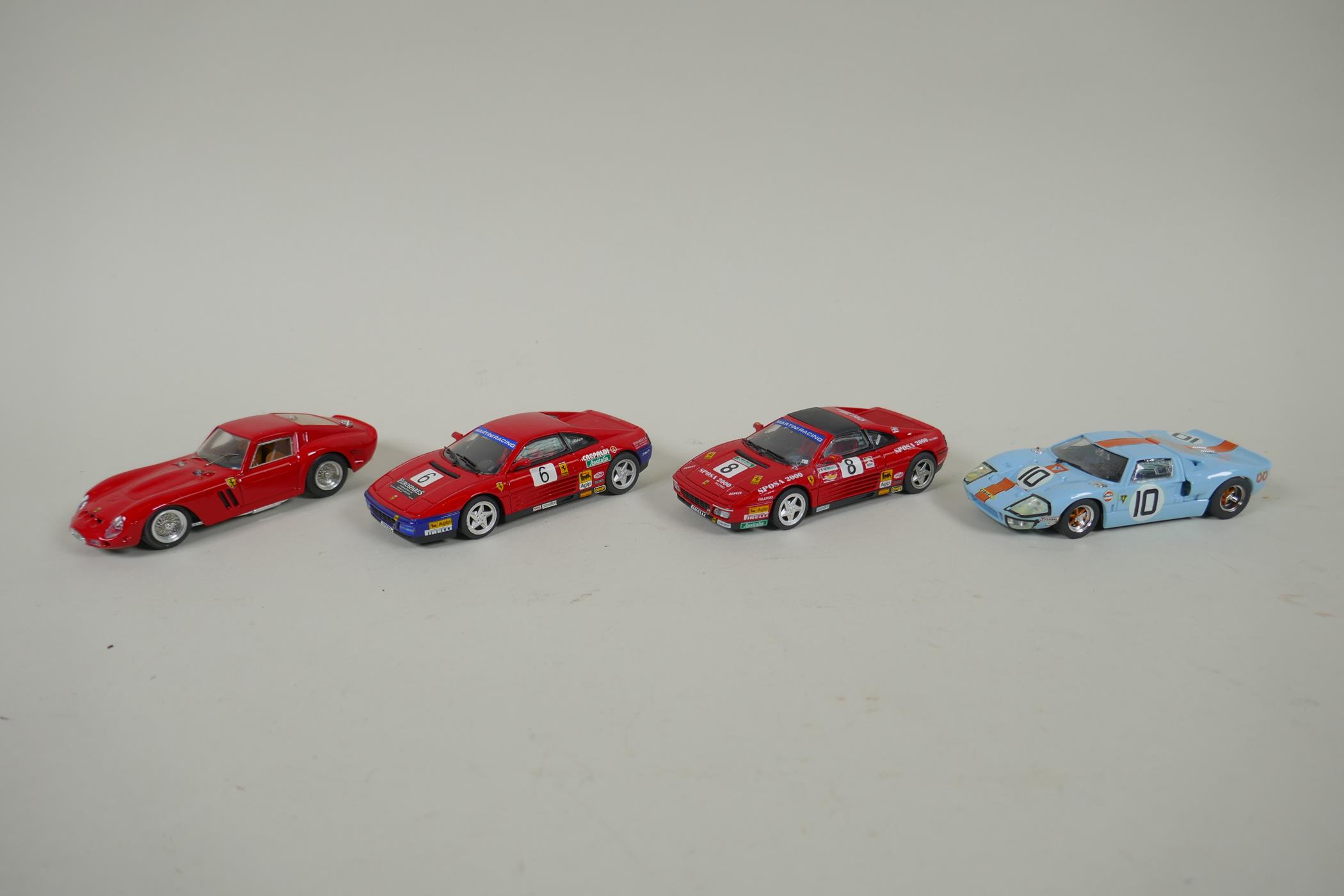 Nineteen Bang Models die cast 1:43 scale model cars to include Ferrari 348, Ferrari 250 SWB, AC - Image 4 of 6