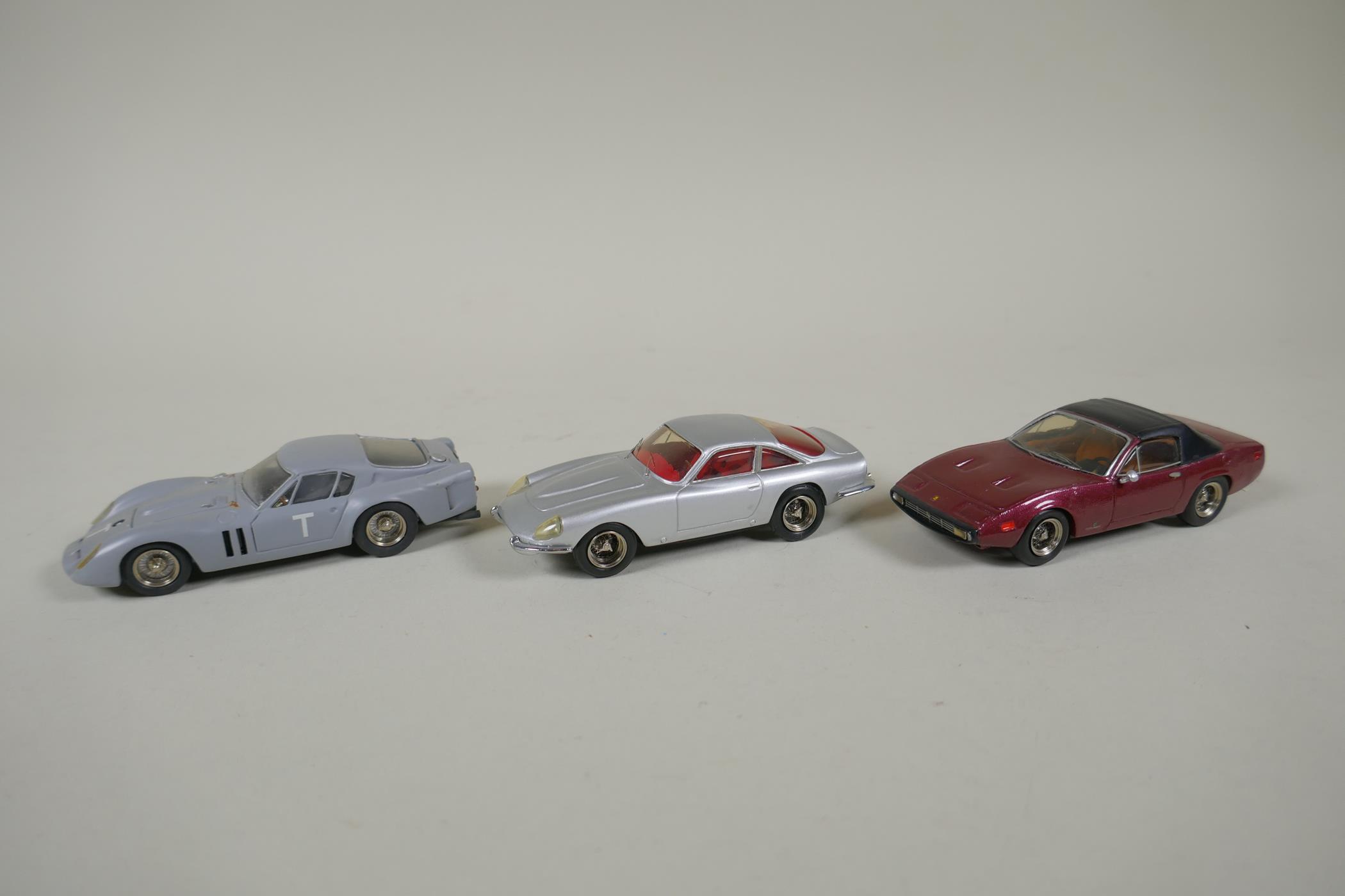 Fifteen 1:43 scale kit built Ferrari model cars by Gamma Models, Nestor, Auto Creation, Record, MOG, - Image 8 of 8