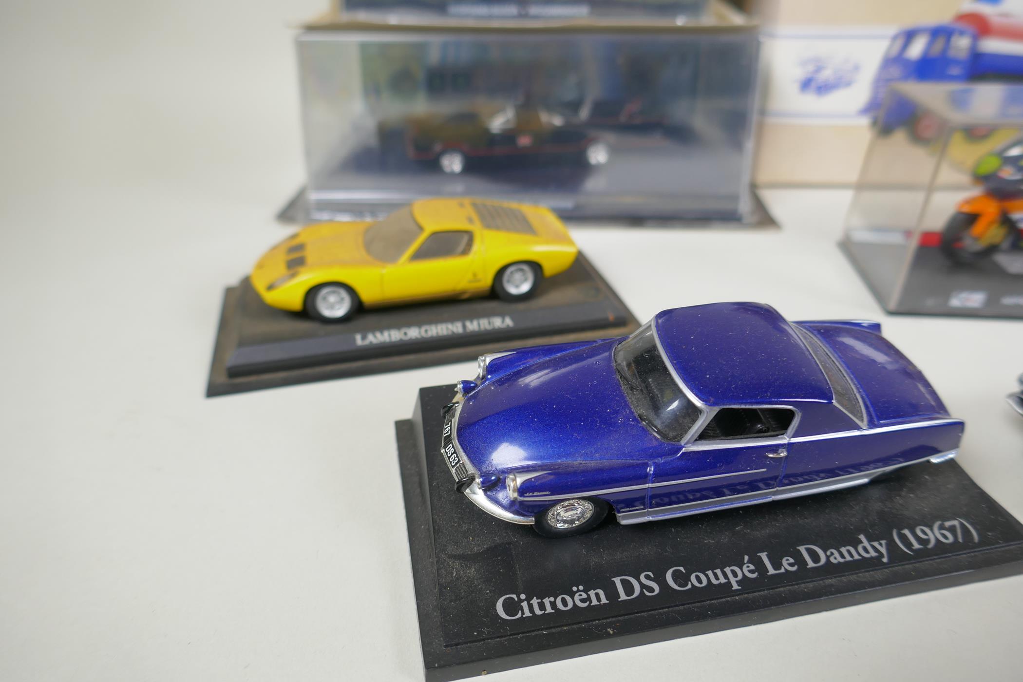 A quantity of 1:43 scale die cast model cars by various manufacturers including Solido, Corgi, - Image 2 of 9