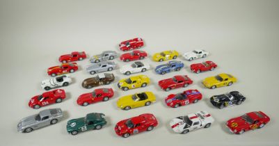 Twenty six Model Box die cast 1:43 scale model cars, to include a Ford GT40, a Ferrari 275 GTB, a