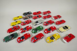 Twenty two Best Model die cast 1:43 scale model Ferraris, to include the Ferrari 365 P2/3 Le Mans,