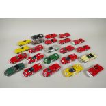 Twenty two Best Model die cast 1:43 scale model Ferraris, to include the Ferrari 365 P2/3 Le Mans,