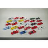 Twenty seven Model Box die cast 1:43 scale model cars, to include a Ford GT40, a Ferrari 275 GTB,
