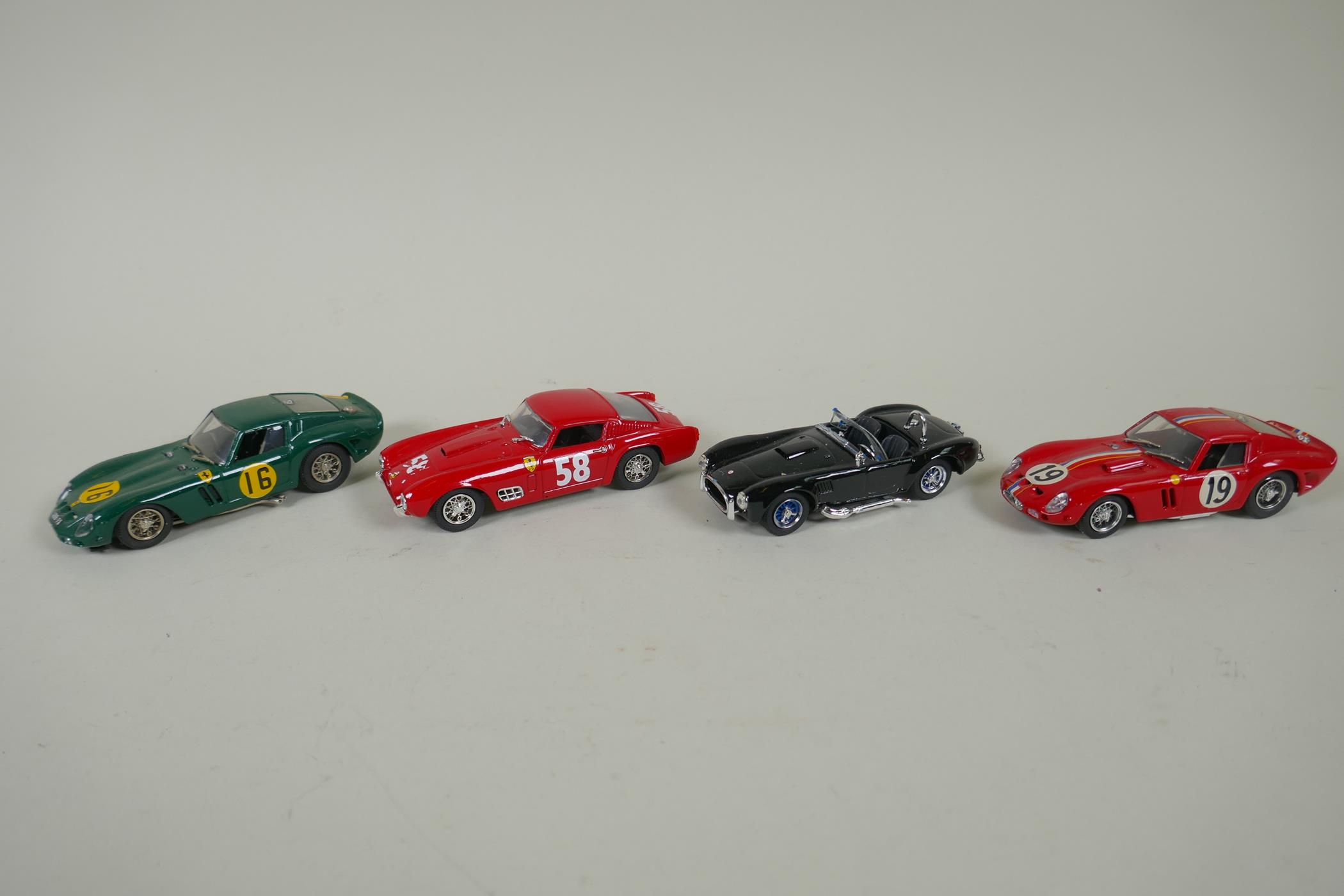 Twenty seven Model Box die cast 1:43 scale model cars, to include a Ford GT40, a Ferrari 275 GTB, - Image 4 of 8