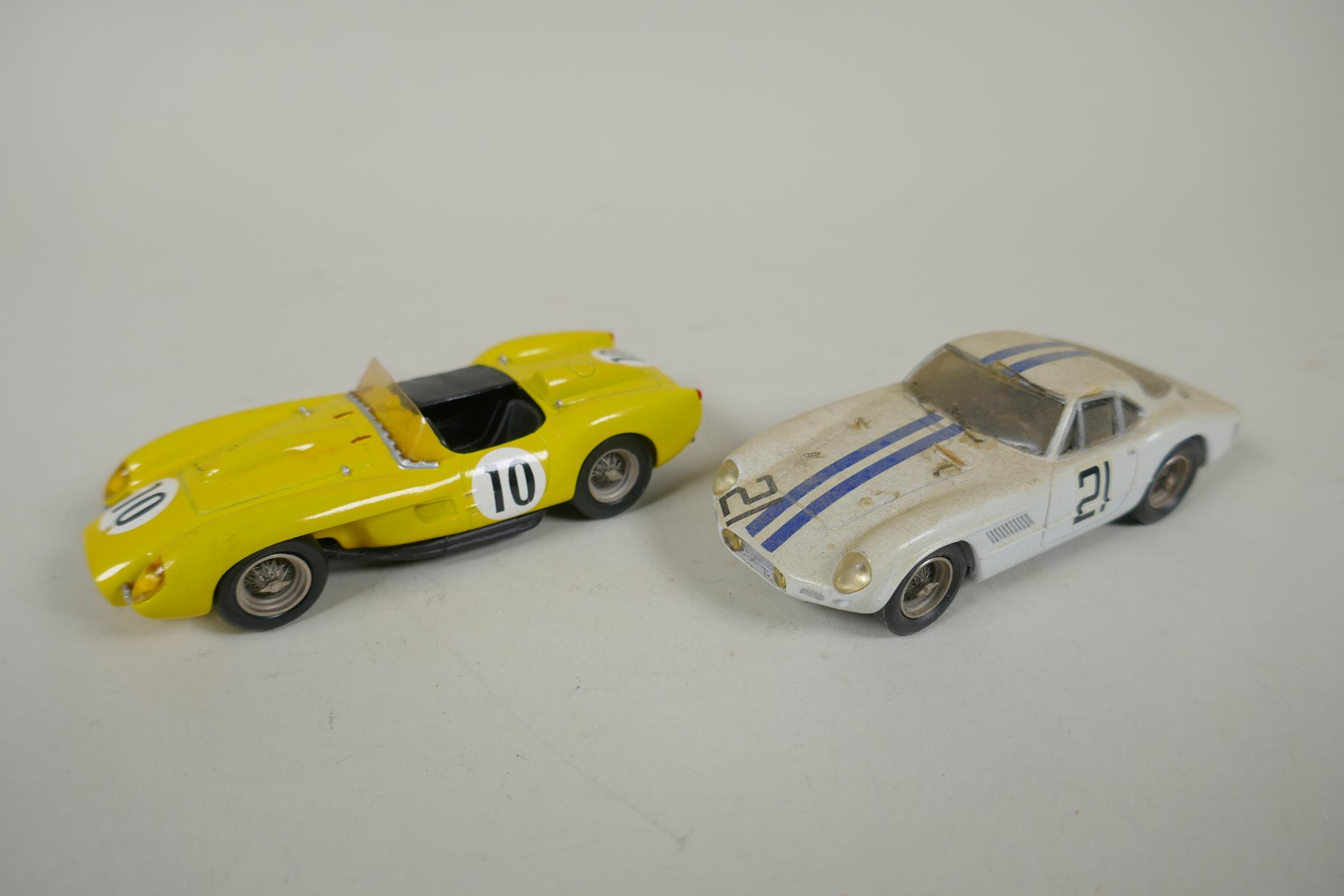 Ten starter 1:43 scale kit built Ferrari models including Ferrari 250 GT, Ferrari Testarossa, - Image 8 of 9